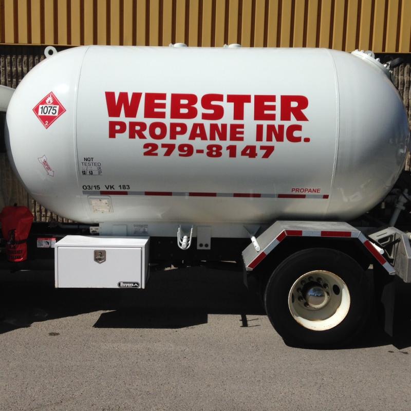 propane truck close-up